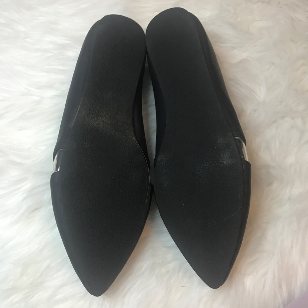 🎀Liliana Black& Transparent pointed Toe Flats - Picture 4 of 7